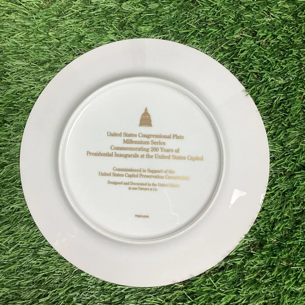 Tiffany & Co. U. S. Congressional Plate Millennium Series 200 Years w/Box